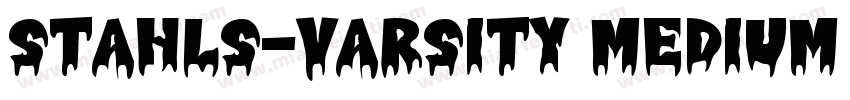 Stahls-Varsity Medium Version字体转换